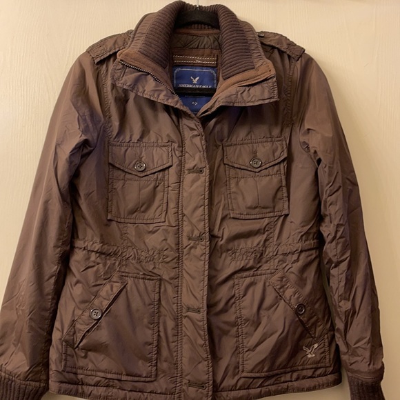American Eagle Chocolate Brown Jacket - Picture 3 of 8